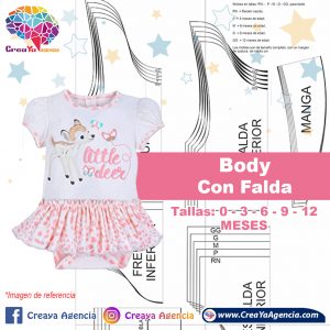 Body Con falda CreaYa Agencia